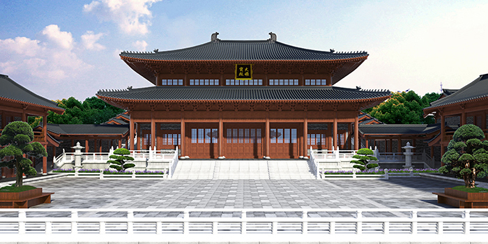 莊嚴(yán)的寺院古建筑設(shè)計，傳承千年的宗教象征與精神寄托